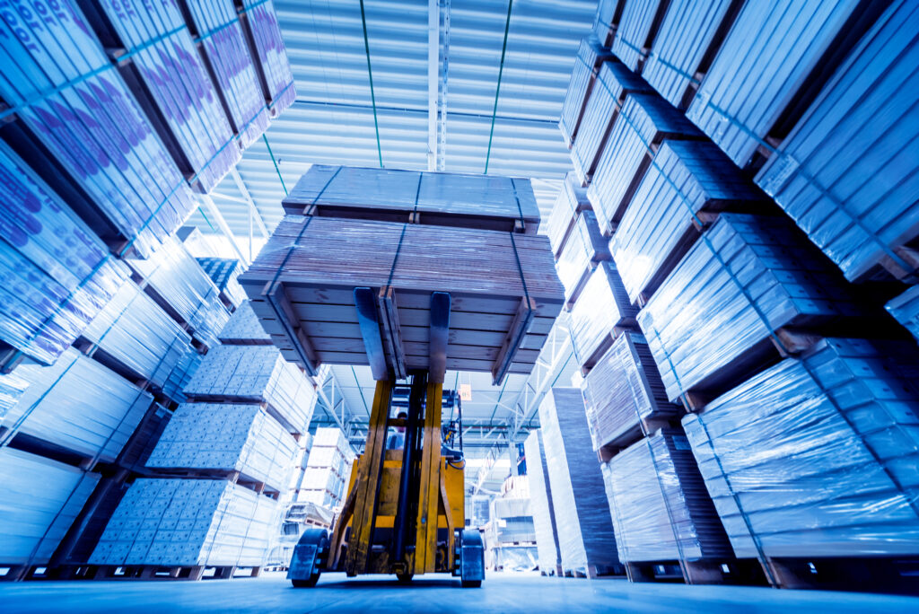Forklift Loading Cargo